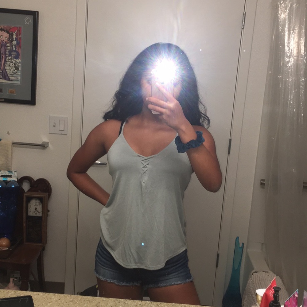 AE green tank top